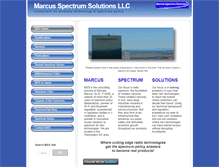 Tablet Screenshot of marcus-spectrum.com